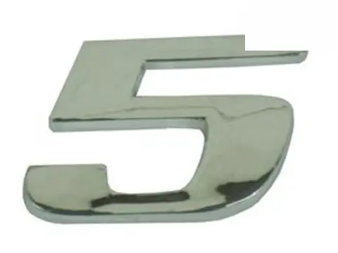 Emblema Num 5 Cromado para MB Actros Atron