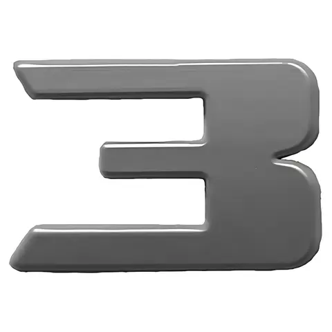 Emblema para Ford Cargo 3 Cromado Potência
