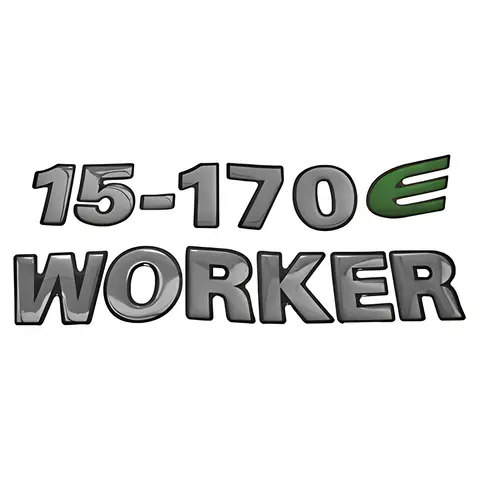 Emblema para VW 15170E Worker 2005 a 2008
