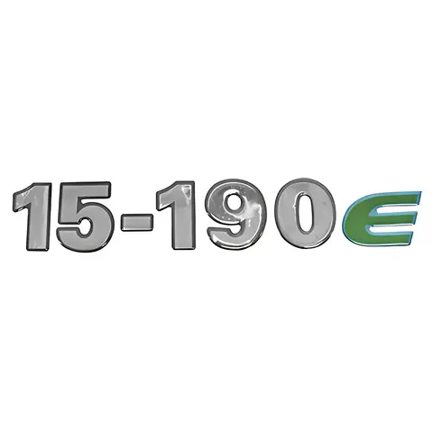 Emblema VW Worker 15190E Série Prata