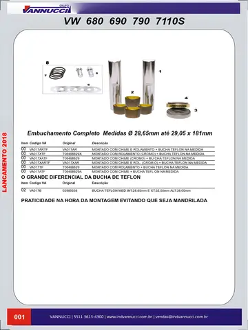 Embuchamento Volks 8150 7100 8140 9150OD