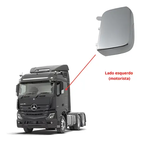Capa Retrovisor Menor (Cromado) L.e