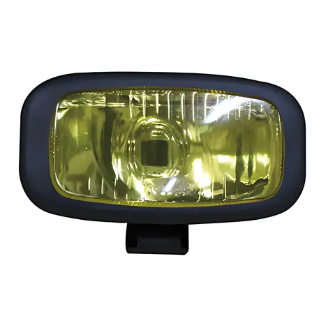 Farol Milha Oval Amarelo Universal Leve Pesada