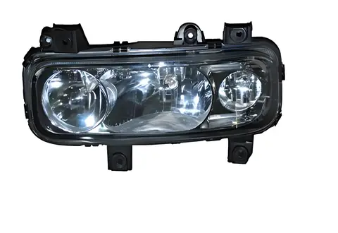 Farol para MB Atego 2012/ LD Lente Lisa H7/H1