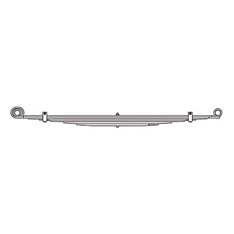 Feixe Mola Dianteiro 7 Lâminas para Ford 1617 1622