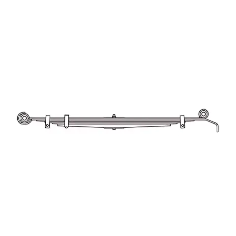 Feixe Mola Trás VW 7110 7100 710