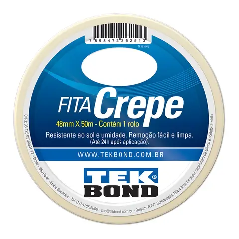 Fita Crepe Automotiva 48MM X 50 Metros