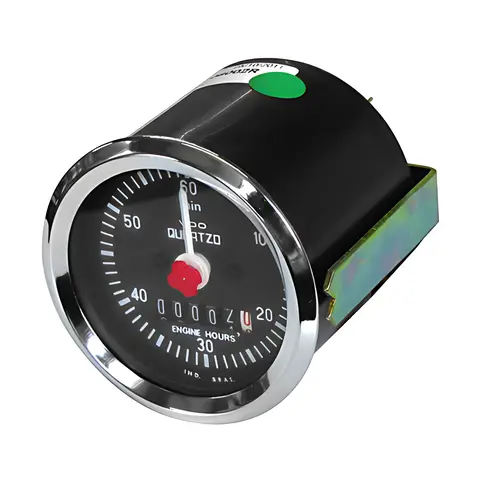 Horimetro Vdo 60MM Bivolt Aro Cromado Univ