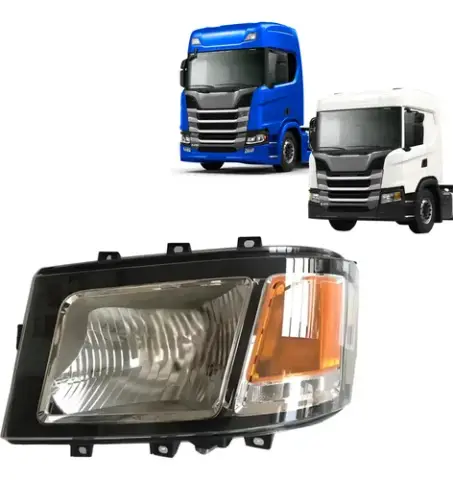 Farol Principal Scania Lado Esquerdo