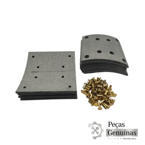 Jogo Lona Freio Diant para MB 1620 1635 Atego