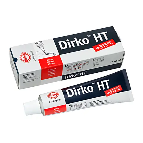 Junta Liquida Silicone Preto Dirko Elring 70ML