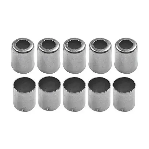 Kit 10 Caneca Clip Aço 10MM P/ Mangueira Sucção
