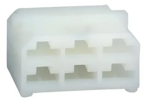 Kit 10 Conectores Faston 6 Vias Fêmea