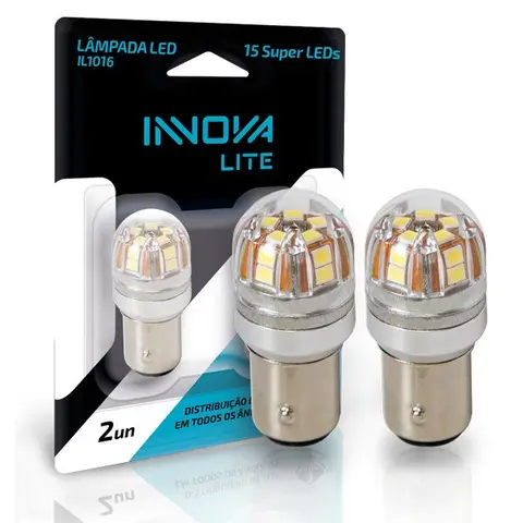Kit 15 Super Leds P21W Bivolt
