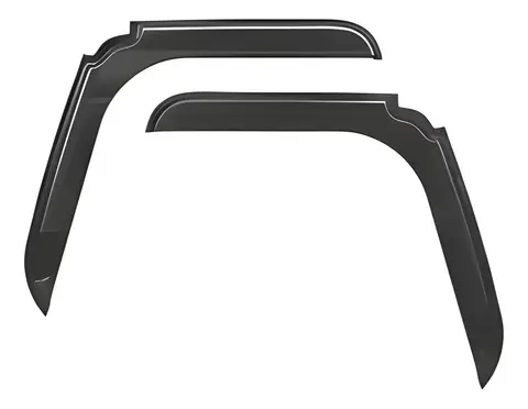 Kit Calha Chuva Acrílica para MB Atego Axor Par