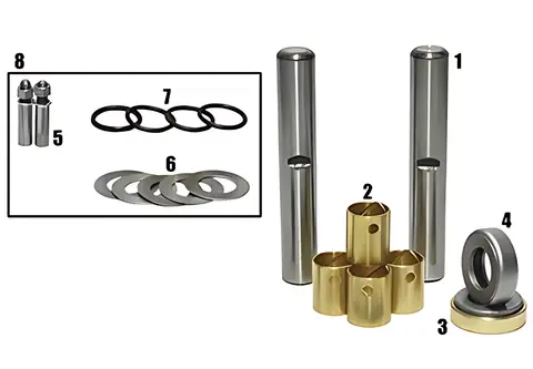 Kit Embuchamento VW 7100 8100 8140 Curvão