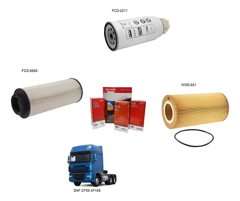 Kit Filtros Paccar Mx para DAF XF105 CF85 12.9