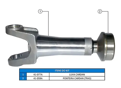 Kit Ponteira e Luva para Ford Cargo MB 1720