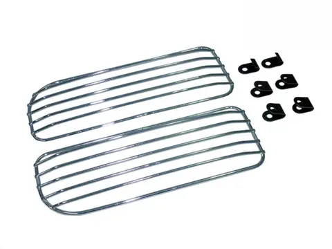 Kit Protetor Farol Aux Cromado para MB Axor