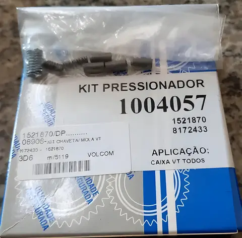 Kit Reparo Pressionador Câmbio Vt Vto 2814B
