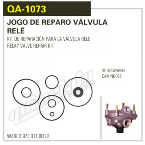 Kit Reparo Válvula Relé para VW 8.140