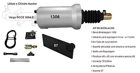 Kit Servo Embreagem VW 14210 16210 Eaton