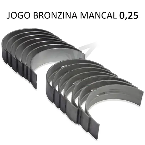 Jogo Bronzina Mancal 0,25 - DAF Motor MX13