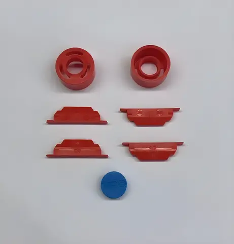 Lacre Tampa Traseira 1318 Redondo Grande Vermelho