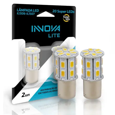 Lâmpada LED 2 Polos P21 24V 20 Leds Tungsim