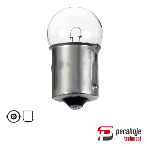 Lâmpada Meia Luz 12V R5W 1 Polo Hella