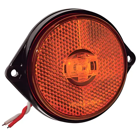 Lanterna 1 LED Carreta Oval Posição 66MM Am