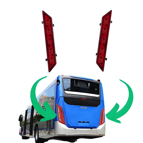Lanterna Freio para Ônibus Caio Apache Millennium
