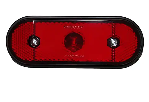 Lanterna Lateral Carreta Facchini LED Vermelha