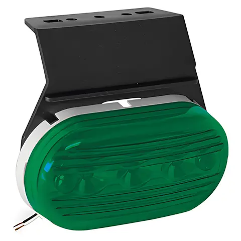 Lanterna LED Verde Carreta Semi Reboque