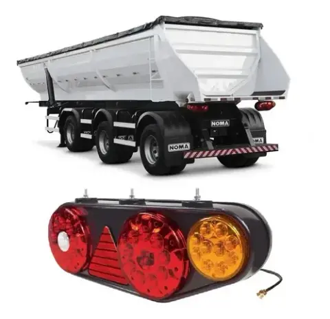 Lanterna Trás LED 24V Carreta Universal LE