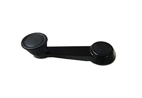 Manivela Vidro Metal Preto