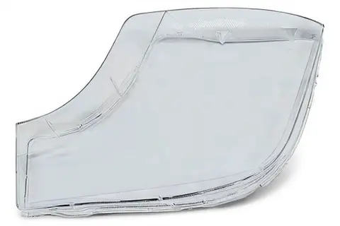 Lente de Farol Esquerda Plástico MB Actros