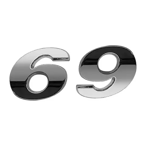 Letreiro Número 6 e 9 Emblema VW Constellation