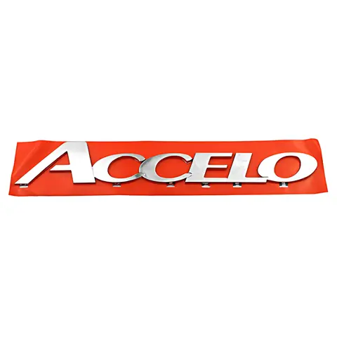 Logotipo MB Accelo Cromado
