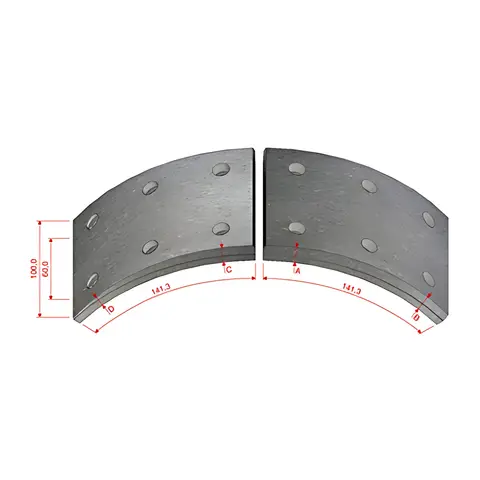 Lona Freio VW 8150 9150 MB 710 para Ford 815