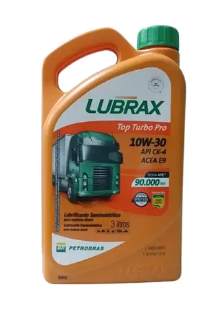 Óleo Lubrax Top Turbo Pro 10W30 CK-4 3L