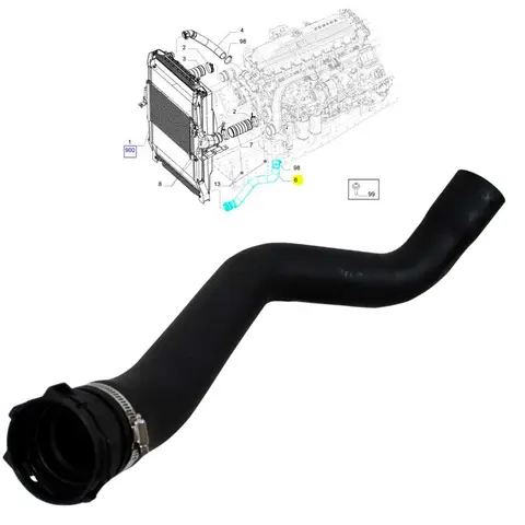 Mangueira S/Bocal Stralis Hiway para Iveco