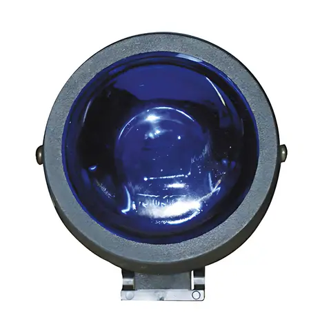 Farol Auxiliar Milha Mini Sun Ray Redondo Roxo