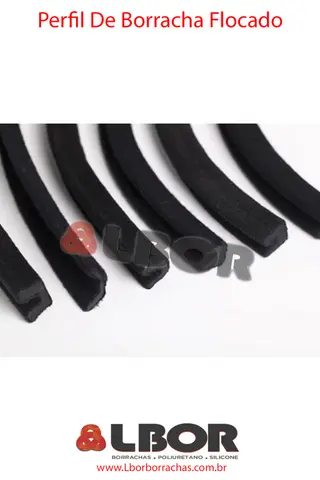 Guarnição Borracha Flocada Motor
