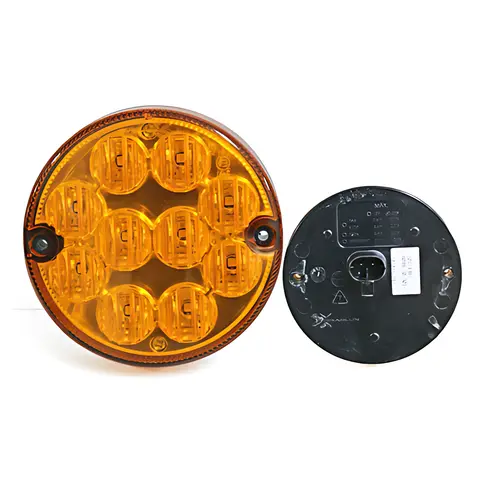 Lanterna 24V LED Âmbar Diâmetro 96