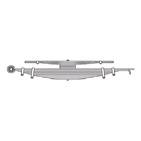 Mola Traseira Quarta para Ford F12000