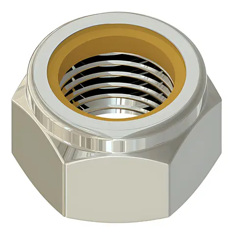 Porca Autotravante Baixa M12x1,5 Nylon 12MM