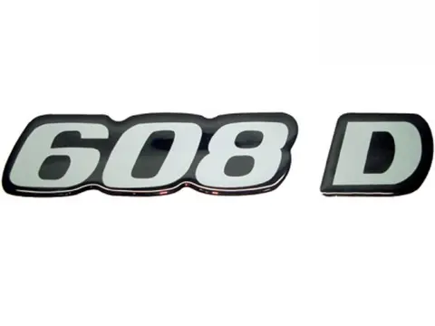 Par Emblema L-608D para Mercedes Benz