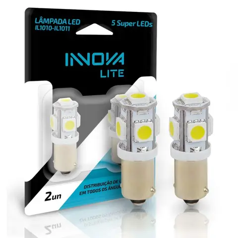 Par Lâmpada LED 69 12V Branco Frio Carreta