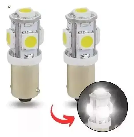 Par Lâmpada LED 69 24V Branca Frio para Carreta